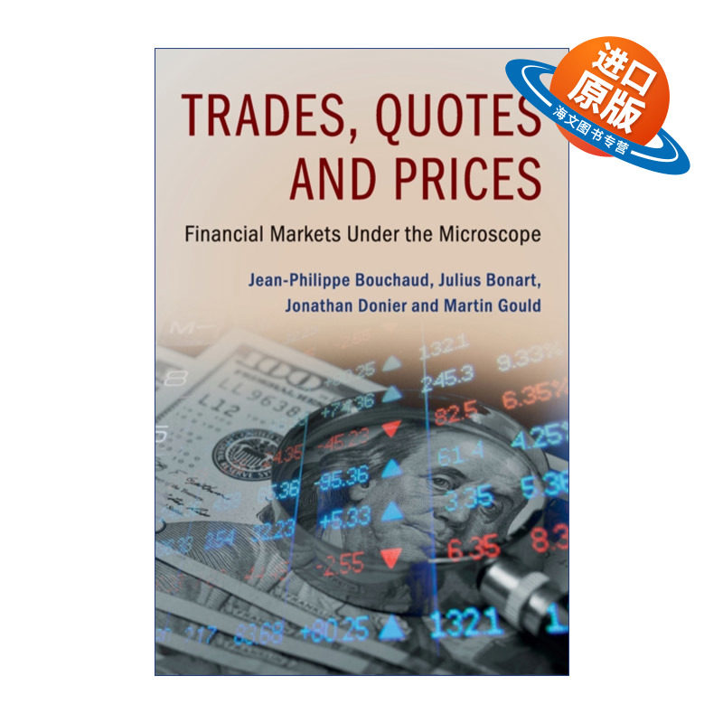 英文原版 Trades Quotes and Prices 交易 报价和价格 显微镜下的金融市场 Jean-Philippe Bouchaud 精装 英文版 进口英语原版书籍
