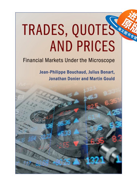 英文原版 Trades Quotes and Prices 交易 报价和价格 显微镜下的金融市场 Jean-Philippe Bouchaud 精装 英文版 进口英语原版书籍