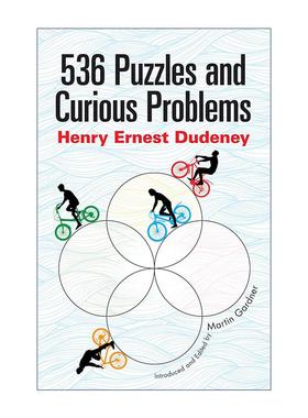 英文原版 536 Puzzles and Curious Problems 536个数学谜题与奇怪的问题 拓扑 多米诺骨牌 Henry Ernest Dudeney 英文版
