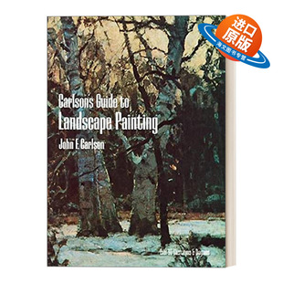 艺术学生指南书 Landscape Carlson 英文原版 书籍 Guide Painting 进口英语原版 英文版 卡尔森山水画指南
