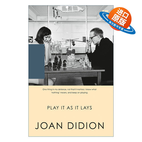 英文原版小说 Play It As It Lays 顺其自然 琼·狄迪恩 英文版 进口英语原版书籍