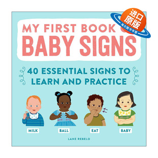 英文原版 My First Book of Baby Signs 我的第一本婴语书 英文版 进口英语原版书籍