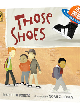 那双鞋 英文原版 Those Shoes 英文版儿童英语故事绘本 亲子共读 进口原版书籍