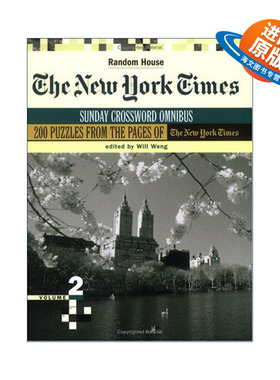 英文原版 The New York Times Sunday Crossword Omnibus Volume 2 纽约时报星期日填字游戏精选集 卷二 Ed. Will Weng 英文版
