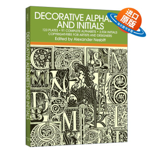 and Initials 装 英文原版 英文版 Alphabets 饰字母指南 饰字母和首字母 Decorative