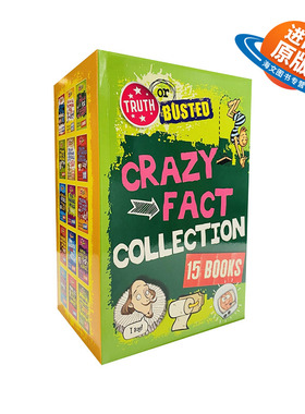 英文原版 Truth or Busted crazy fact collection 15 Book 事实VS虚构 15册套装 英语章节桥梁书 英文版 进口英语原版书籍