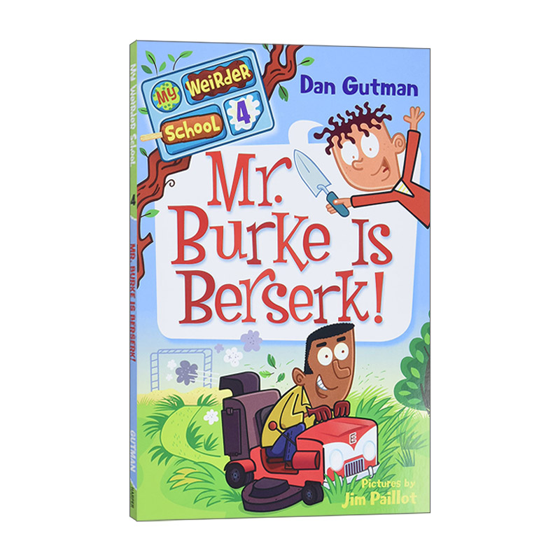 英文原版 My Weirder School 4: Mr. Burke Is Berserk!疯狂学校第三季4英文版进口英语原版书籍