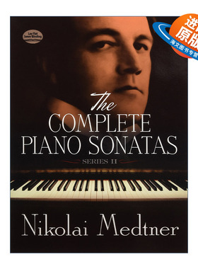 英文原版 The Complete Piano Sonatas  Series II 尼古拉·梅特纳钢琴鸣奏曲全集 卷二 Nikolai Medtner 英文版 进口英语书籍