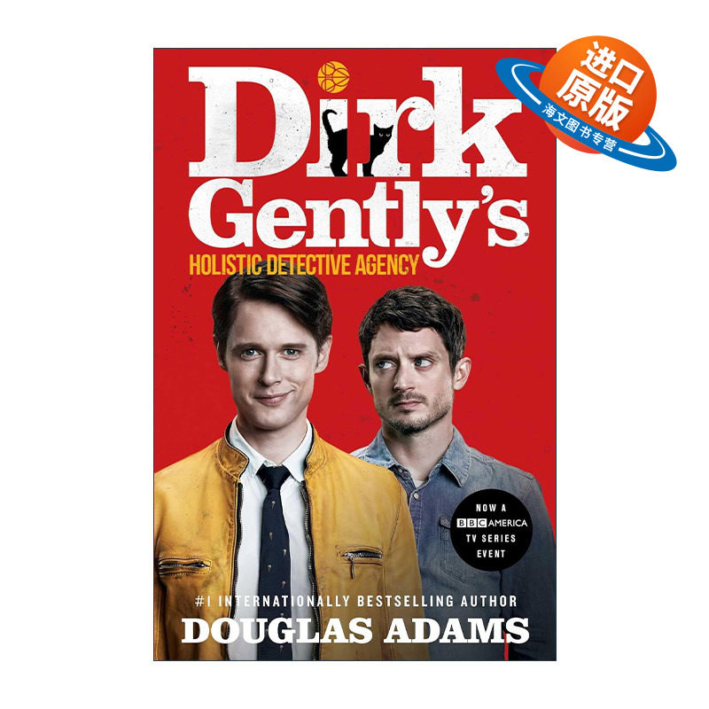 英文原版 Dirk Gently's Holistic Detective Agency 全能侦探社1 德克的全方位侦探事务所 影视封面 英文版 进口英语原版书籍