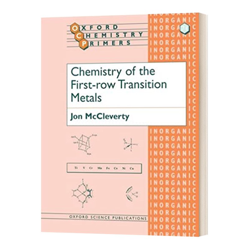 英文原版 Chemistry of the First Row Transition Metals 第一排过渡金属的化学 英文版 进口英语原版书籍