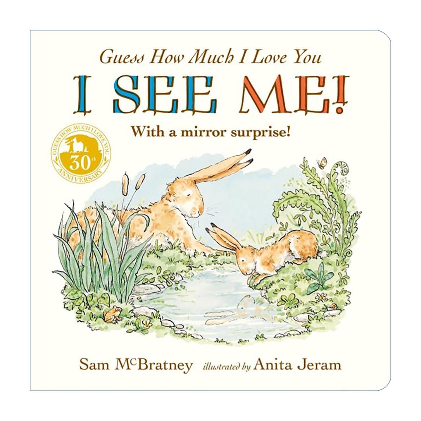 英文原版 Guess How Much I Love You I See Me 猜猜我有多爱你 我看到啦 儿童亲子共读绘本纸板书 英文版 进口英语原版书籍