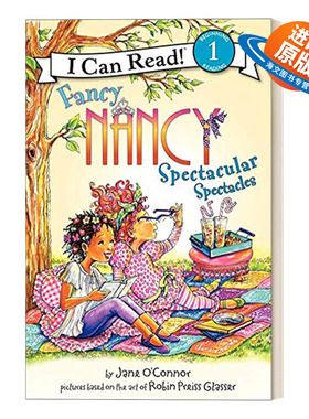 英文原版 I Can Read 1 Fancy Nancy Spectacular Spectacles 漂亮的南希 引人注目的眼镜 小俏妞希希分级读物 英文版 进口英语书