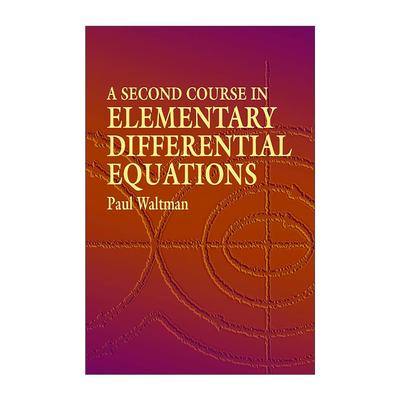 英文原版 A Second Course in Elementary Differential Equations 初等微分方程第二课程 应用数学 英文版 进口英语原版书籍