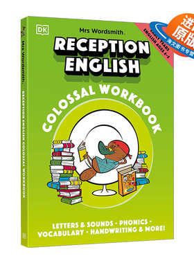 英文原版 Mrs Wordsmith Reception English Colossal Workbook 沃德史密斯夫人 英语练习册  4-5岁 英文版 进口英语原版书籍