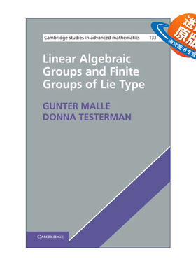 英文原版 Linear Algebraic Groups and Finite Groups of Lie Type 线性代数群和李型有限群 精装 英文版 进口书籍