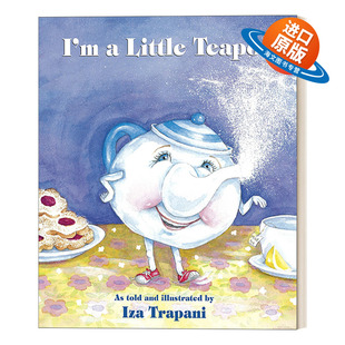 Iza Trapani Teapot 5岁儿童童谣诗歌绘本 我是一个小茶壶 进口英语原版 Nursery Little Rhymes 英文原版 书籍 Extended