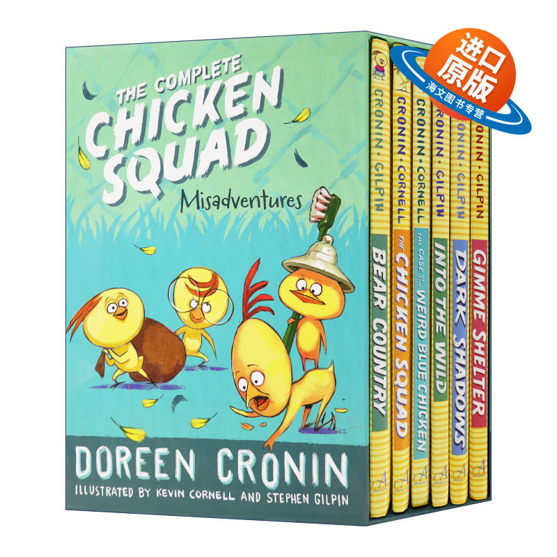 英文原版 The Complete Chicken Squad Misadventures 小鸡特工队1-6 套装 精装 英文版 进口英语原版书籍