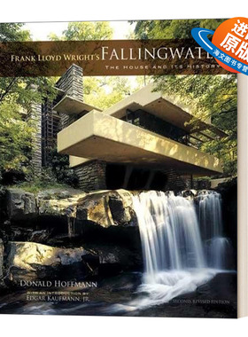 英文原版 Frank Lloyd Wright's Fallingwater 赖特的流水别墅及其历史 英文版 进口英语原版书籍