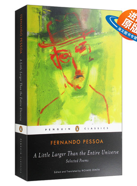 英文原版 A Little Larger Than The Entire 我的心略大于整个宇宙 费尔南多 佩索阿诗选 企鹅黑经典 英文版 进口英语原版书籍