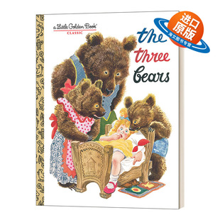 Three 书籍儿童外文书 进口英语原版 三只小熊 精装 The 兰登书屋精装 Little Bears 英文版 英文原版 Golden 小金书 Book