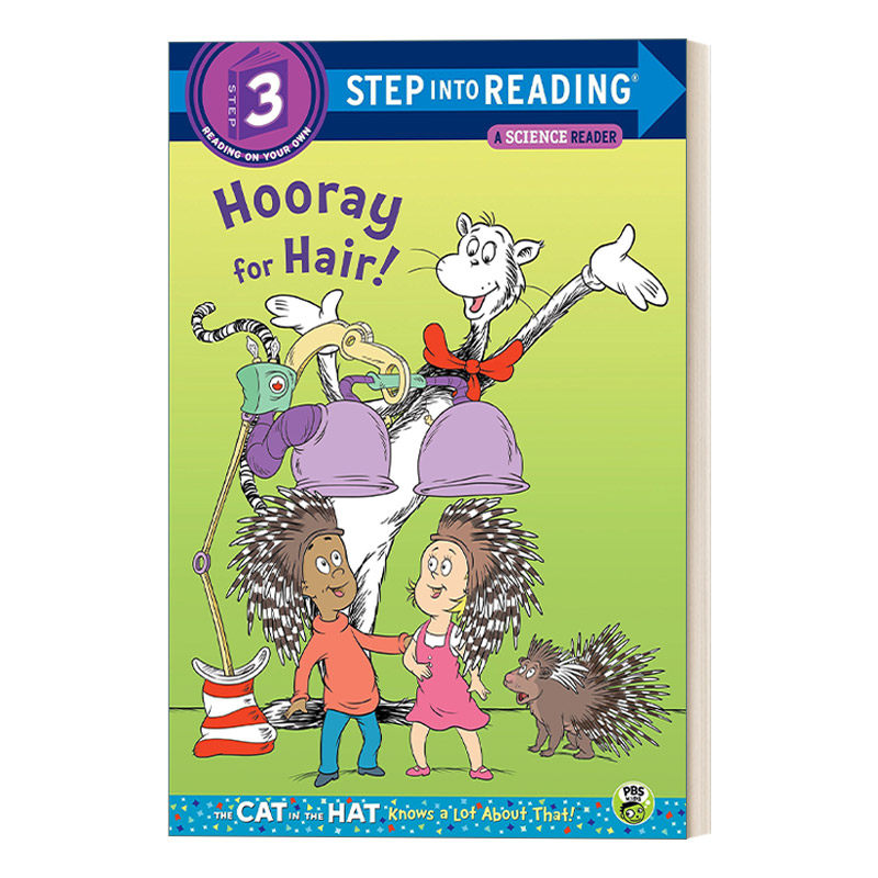 英文原版 step into reading 3 - hooray for hair dr.