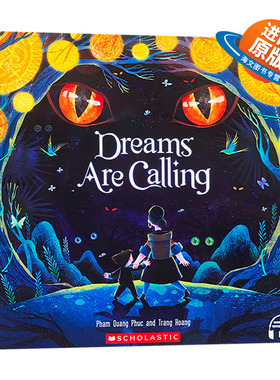 梦境在召唤 英文原版 Dreams Are Calling SPBA 亚洲绘本大奖 英文版儿童英语图画书 进口原版睡前阅读书籍