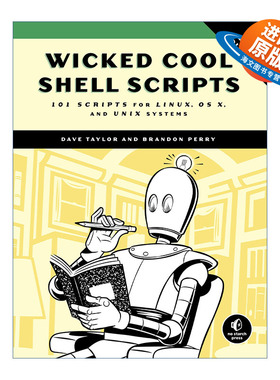 英文原版 Wicked Cool Shell Scripts Shell脚本实战 第二版 Linux OS X UNIX 计算机操作系统 Dave Taylor 英文版 进口英语书籍