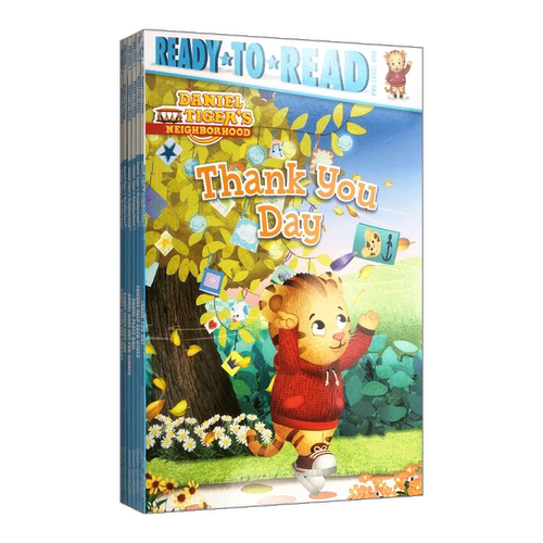 英文原版 Daniel Tiger Ready-to-Read Value Pack Thank You Day 小老虎丹尼尔的邻居套装6册 Ready to Read Level 1系列 英文版