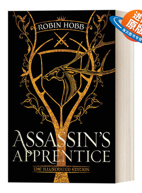 英文原版 Assassin's Apprentice The Farseer Trilogy Book 1 刺客正传I 刺客学徒 插图精装收藏版 豆瓣推荐 奇幻小说 英文版