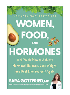 英文原版 Women Food and Hormones 女性 食物与激素 哈佛医师Sara Gottfried 英文版 进口英语原版书籍