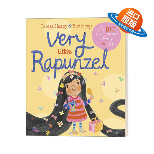 英文原版 Very Little Rapunzel 小小长发姑娘 儿童图画书 Teresa Heapy 英文版 进口英语原版书籍