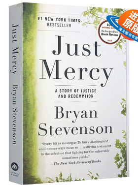 正义的慈悲 美国司法中的苦难与救赎 英文原版 Just Mercy 英文版进口法律书 布莱恩史蒂文森 英语书籍