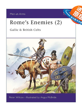 英文原版 Rome's Enemies 2 罗马的敌人们2 高卢人和不列颠凯尔特人 历史上的军队系列 英文版 进口英语原版书籍