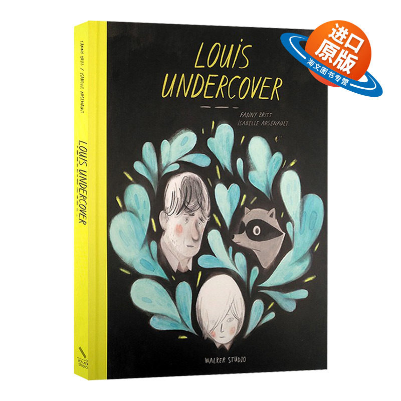 英文原版 精装 Louis Undercover 路易·青春·练习曲   插画师Isabelle Arsenault 英文版儿童外文书