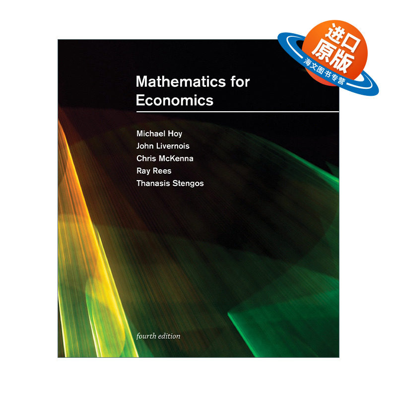 英文原版 Mathematics for Economics The MIT Press 经济学数学 第四版 精装 英文版 进口英语原版书籍