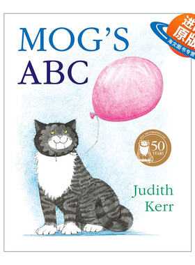 英文原版绘本 Mog's ABC 小猫格格的字母诗歌 朱迪思?克尔经典绘本 彩色插画 英文版 进口英语原版书籍