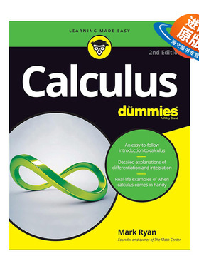 英文原版 Calculus for Dummies 微积分 第2版 英文版 进口英语原版书籍