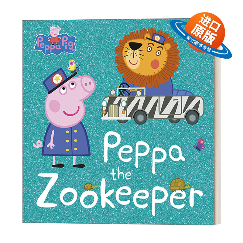 英文原版 Peppa Pig Peppa The Zookeeper 小猪佩奇当动物园管理员的一天 儿童绘本 英文版 进口英语原版书籍