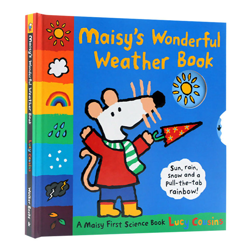 Maisy's Wonderful Weather Book 小鼠波波识天气 趣味启蒙英语绘本 机关操作书 英文原版 精装绘本 正版进口儿童图书