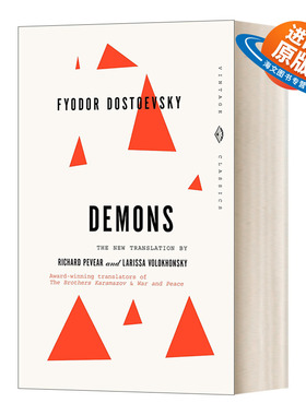 英文原版小说 Demons A Novel in Three Parts Vintage Classics 群魔 陀思妥耶夫斯基 200年诞辰纪念版 英文版 进口英语原版书籍