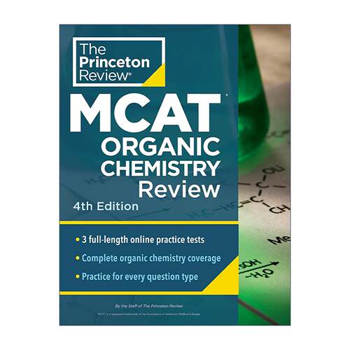 英文原版 Princeton Review MCAT Organic Chemistry Review 4th Edition 普林斯顿美国医学研究生院入学考试有机化学备考指南