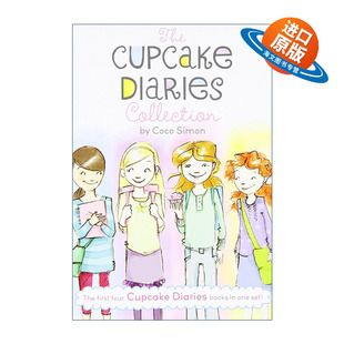 英文原版 The Cupcake Diaries Collection Boxed Set 蛋糕烘焙师 1-4册盒装 章节桥梁书 蓝思值620L 英文版 进口英语原版书籍