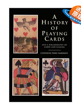英文原版 A History of Playing Cards and a Bibliography of Cards and Gaming 扑克牌的历史与纸牌游戏注释书目 进口英语书籍