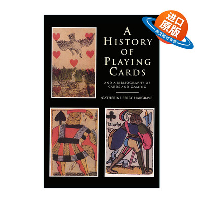 英文原版 A History of Playing Cards and a Bibliography of Cards and Gaming 扑克牌的历史与纸牌游戏注释书目 进口英语书籍