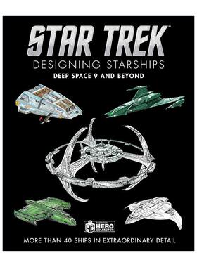 英文原版 Star Trek Designing Starships Deep Space Nine and Beyond星际迷航星船设计系列 卷五 深空九号与其他 精装影视参考书
