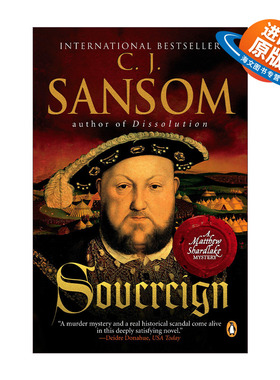 英文原版小说 Sovereign Matthew Shardlake Mysteries 03 都铎疑云 卷三 一国之君 C. J. Sansom 英文版 进口英语原版书籍