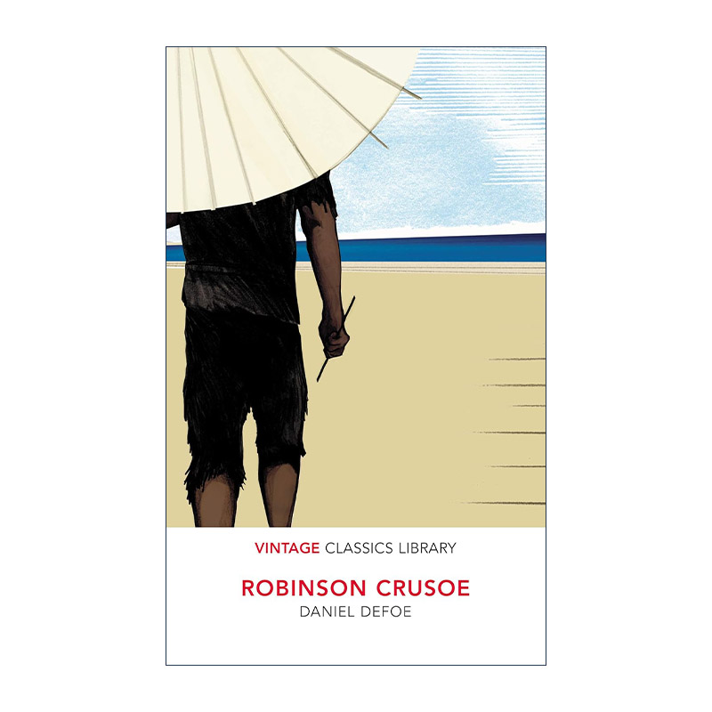 英文原版 Robinson Crusoe 鲁滨逊漂流记 Vintage经典图书馆系列 英文版 进口英语原版书籍