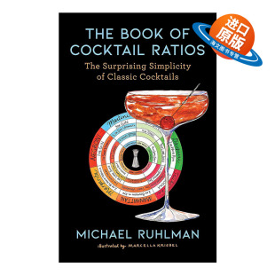 鸡尾酒配方书 书籍 Book 进口英语原版 英文版 精装 Ratios Cocktail The 英文原版