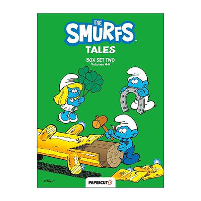 英文原版 The Smurfs Tales Boxset 蓝精灵故事4-6册盒装 英文版 进口英语原版书籍