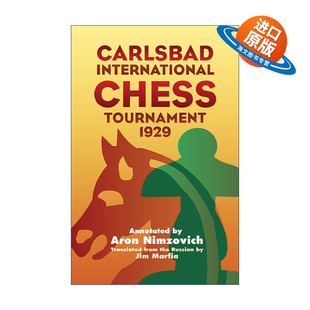 1929 Carlsbad Chess 进口英语原版 书籍 技巧指南 英文原版 卡尔斯巴德国际象棋锦标赛 Tournament International 英文版